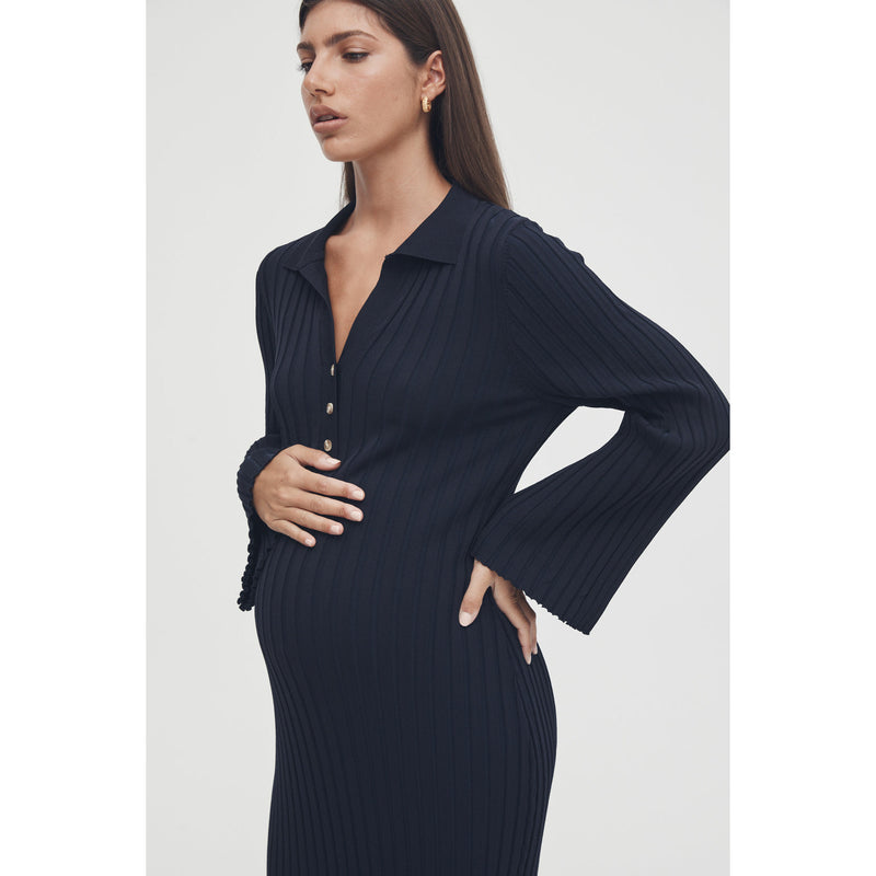 Legoe Dress Luxe L/S Polo Navy