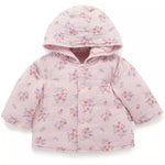 New Purebaby Jacket Reversible Dusk Posie
