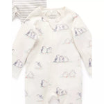 New Purebaby Growsuit 2 pack Penguin