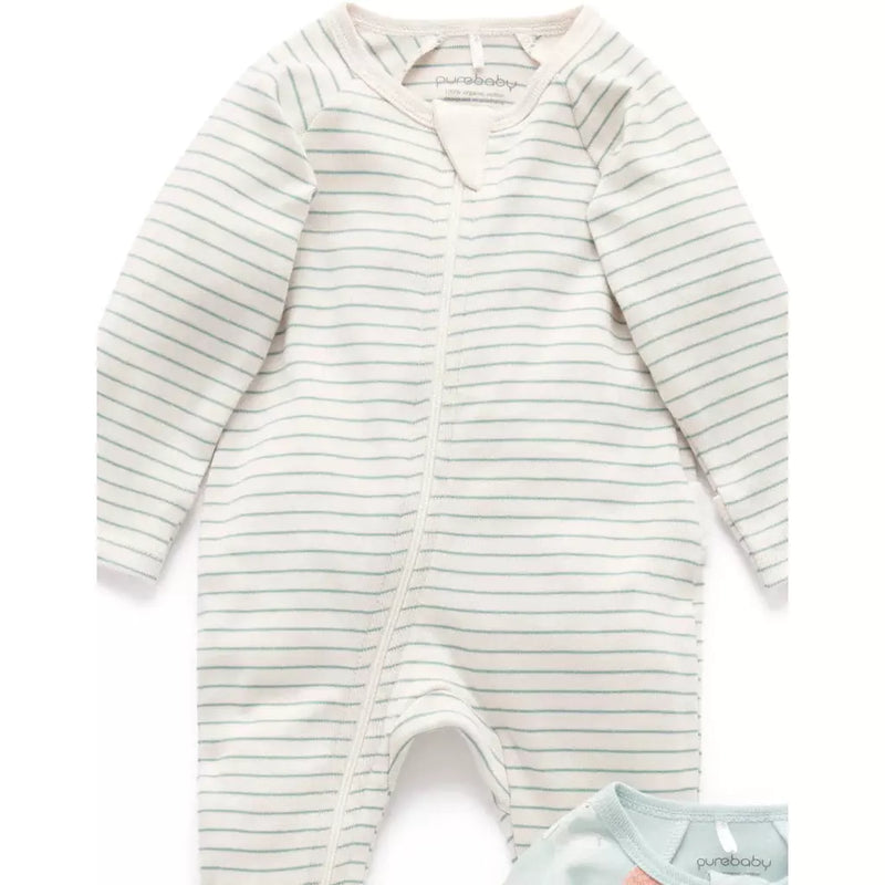 New Purebaby Growsuit 2 pack Polar