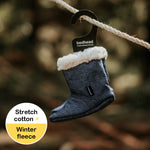 A Bedhead Fleece Booties Denim