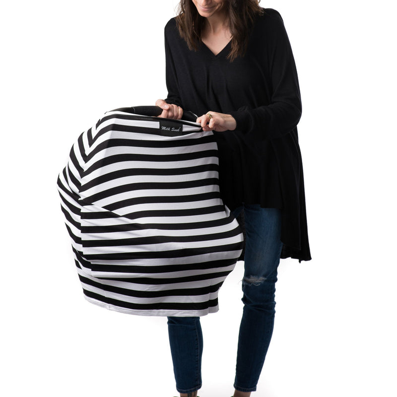 Milk Snob Cover B & W Signature Stripe