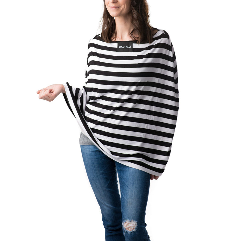Milk Snob Cover B & W Signature Stripe