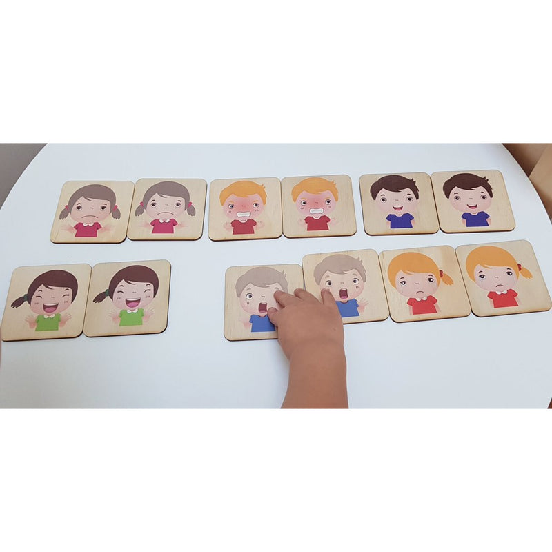 5 Little Bears Emotions Memory Game