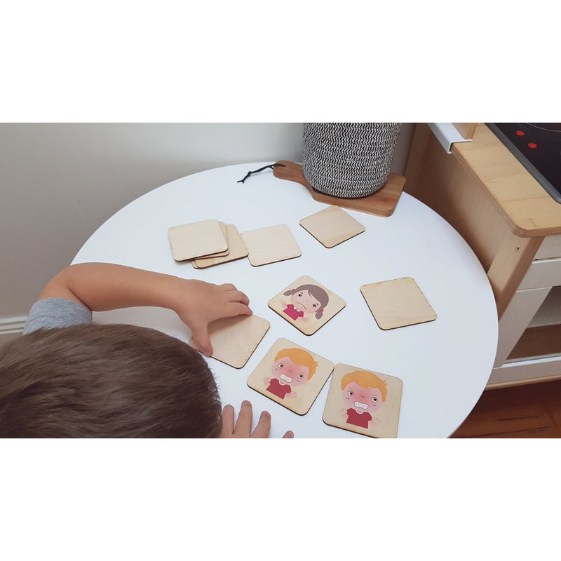5 Little Bears Emotions Memory Game