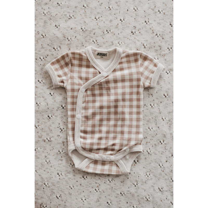 Bencer & Hazelnut Bodysuit Gingham