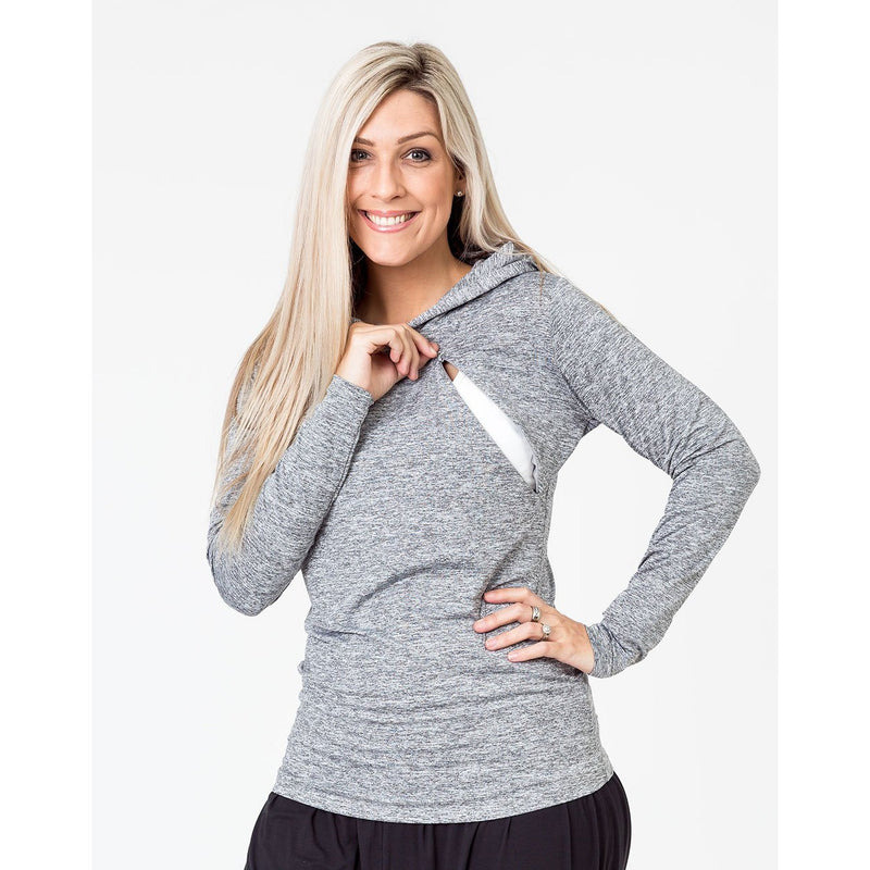 Cadenshae Breastfeeding All Day Hooded Top