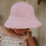 Bedhead Baby/Toddler Bucket Hat Ruffle Trim Blush
