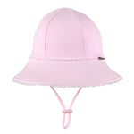 Bedhead Baby/Toddler Bucket Hat Ruffle Trim Blush