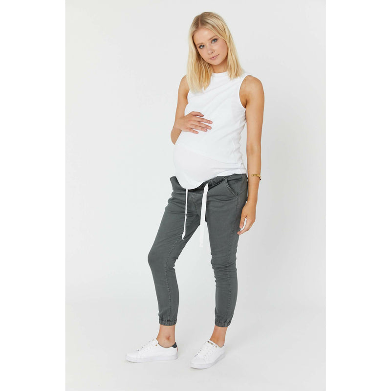 Legoe Denim Jogger Washed Khaki
