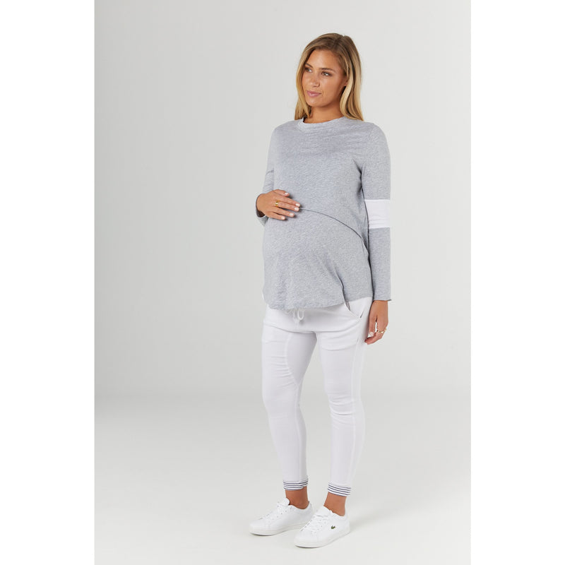 Legoe Falling for you Tee - Grey Marle