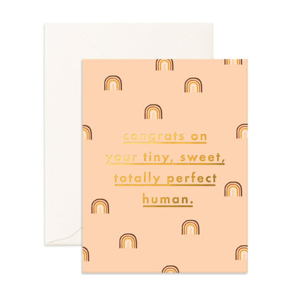 Fox & Fallow Card Congrats Tiny Human