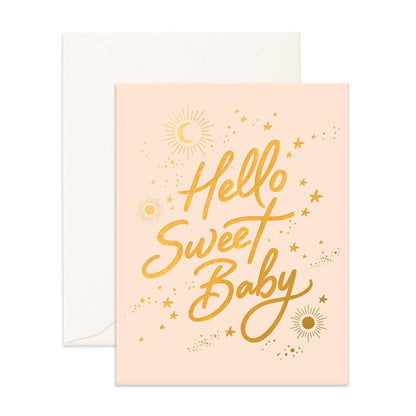 Fox & Fallow Card Sweet Baby Stars