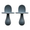 Grabease Silicon Spoon Set Grey
