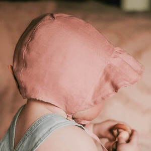 Bedhead Baby Bonnet Reversible Ruffle Penelope/Rosa