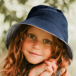 Bedhead Kids Reversible Sun Hat Charlie/Indigo