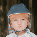 Bedhead Baby/Toddler Flap Hat Reversible Sammy/Steele