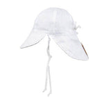 Bedhead Baby/Toddler Flap Hat Reversible Willow/Blanc