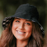 Bedhead Vacationer Reversible Ladies Sun Hat Blake/Ebony