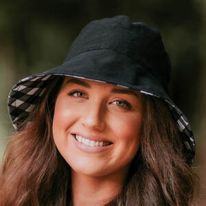 Bedhead Vacationer Reversible Ladies Sun Hat Blake/Ebony
