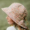 Bedhead Reversible Linen Panelled Bucket Hat Mary/Maize