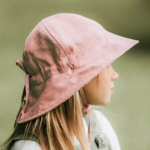 Bedhead Reversible Linen Panelled Bucket Hat Penelope/Rosa