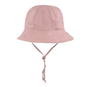 Bedhead Reversible Linen Panelled Bucket Hat Penelope/Rosa