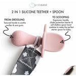Grabease Silicon Spoon Set  Blush