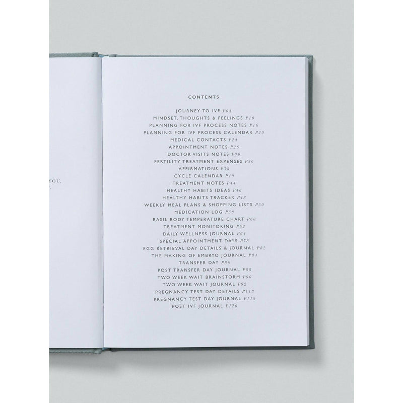 Write To Me - IVF Journal - Grey