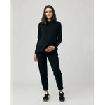 Ripe Morgan Side Split Nursing Knit Black