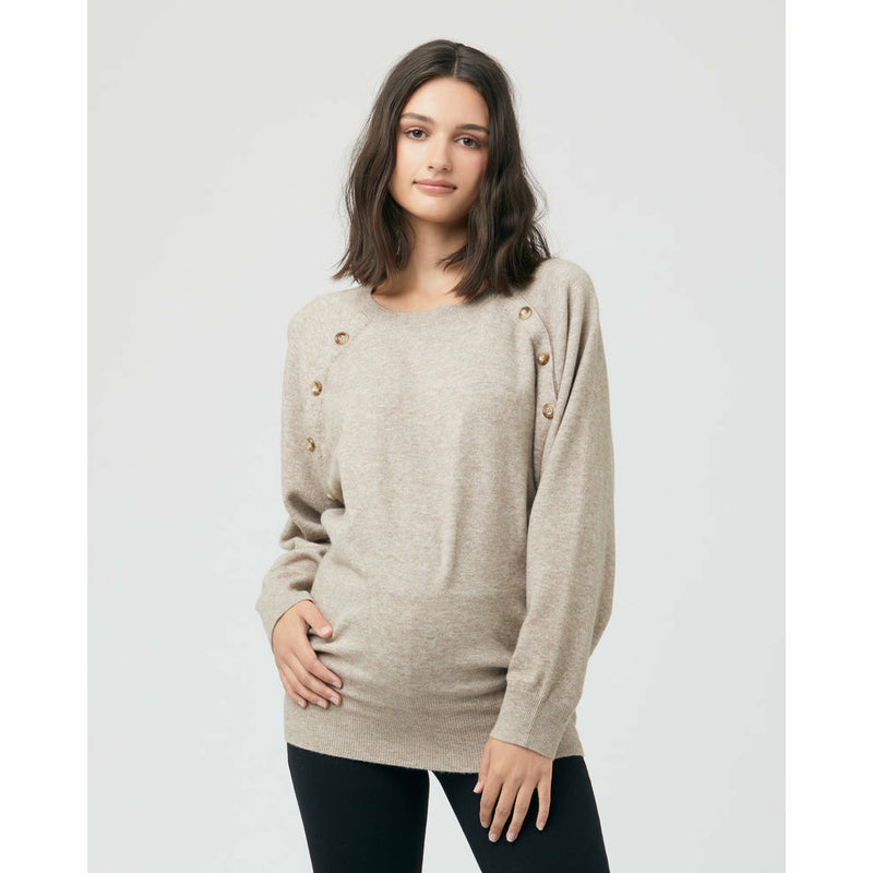 Ripe Megan Nursing Knit Latte