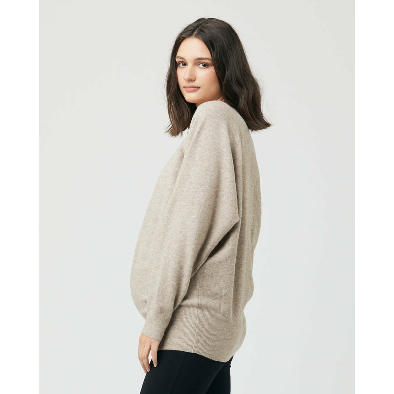 Ripe Megan Nursing Knit Latte