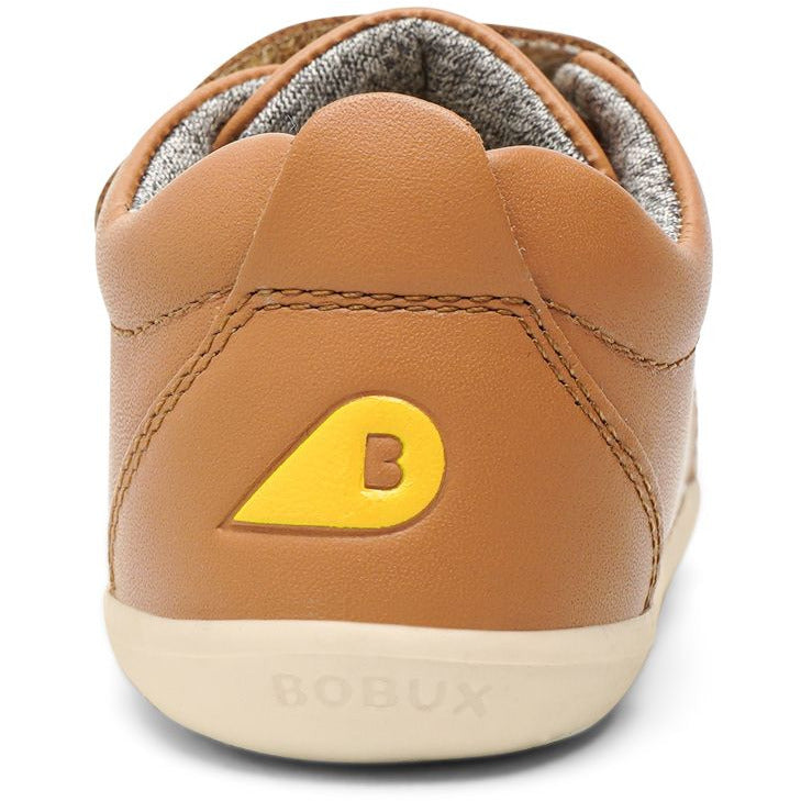 Bobux First Walker Step Up Trainer Grass Court Caramel