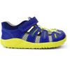SALE Bobux First Walker Step Up Adventure Sandal Blueberry + Neon