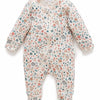 Purebaby Growsuit Footless Leafy Print