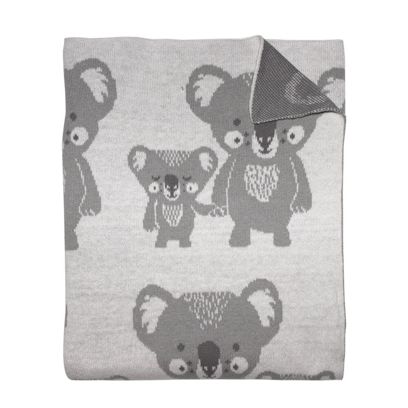 Mister Fly Knitted Blanket Koala