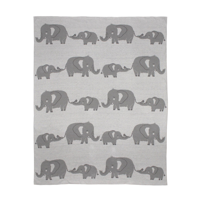 Mister Fly Knitted Blanket Elephant