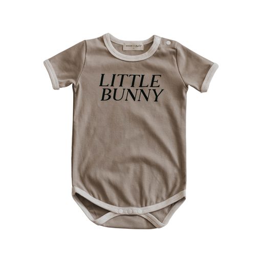 Bencer & Hazelnut Little Bunny Bodysuit Hazelnut