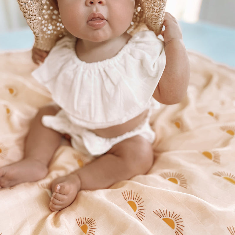 Fox & Fallow Organic Muslin Wrap Suns Cream