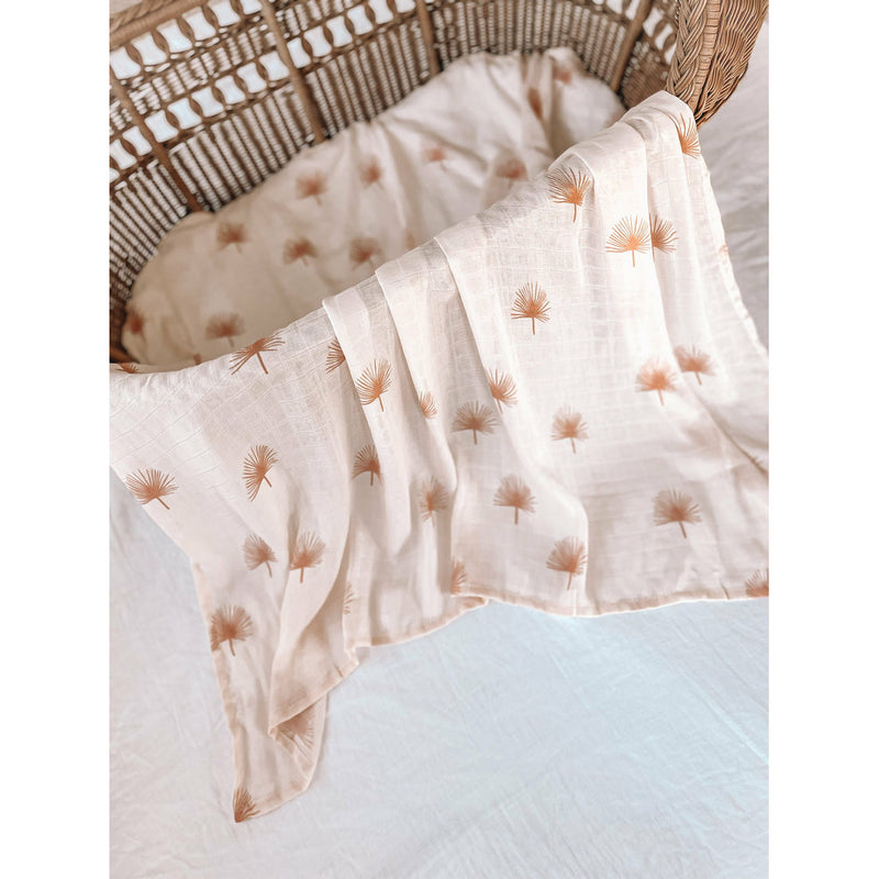 Fox & Fallow Organic Muslin Wrap Swaddle Palmetto