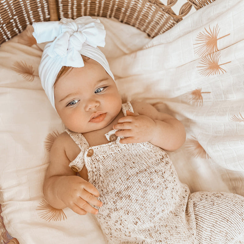 Fox & Fallow Organic Muslin Wrap Swaddle Palmetto