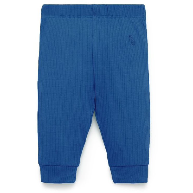 Purebaby Rib Leggings Rib - Waterfall
