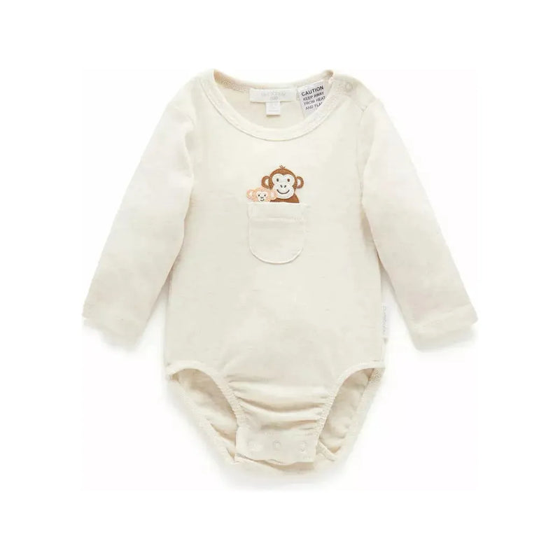 Purebaby Peek A Boo Bodysuit