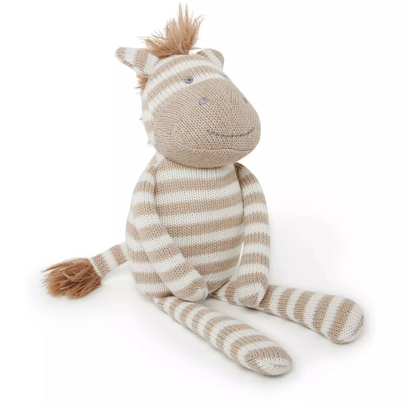Purebaby Knitted Zebra Toy
