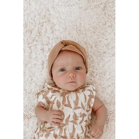 Pop Ya Tot Twist Top Headband Tan