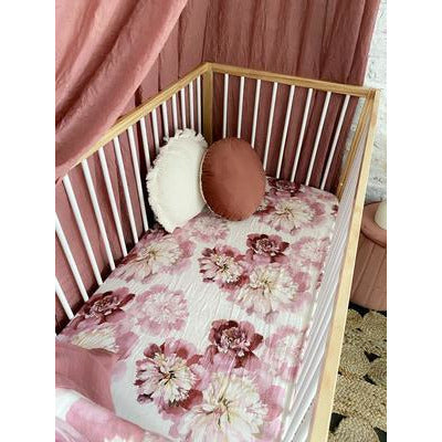 Pop Ya Tot Muslin Bassinet/ Cot Sheets Anthe