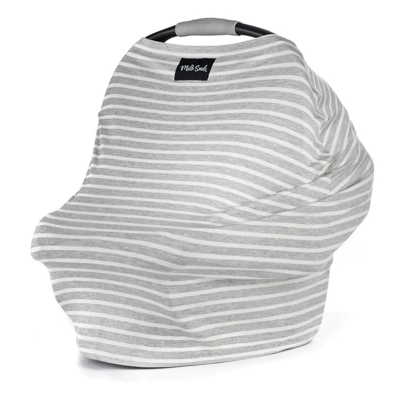 Milk Snob Cover Heather Stripe Grey/white