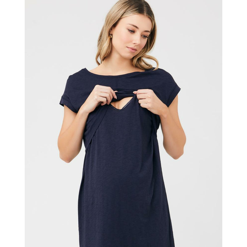 SALE Ripe Dress Roxie Nursing Navy