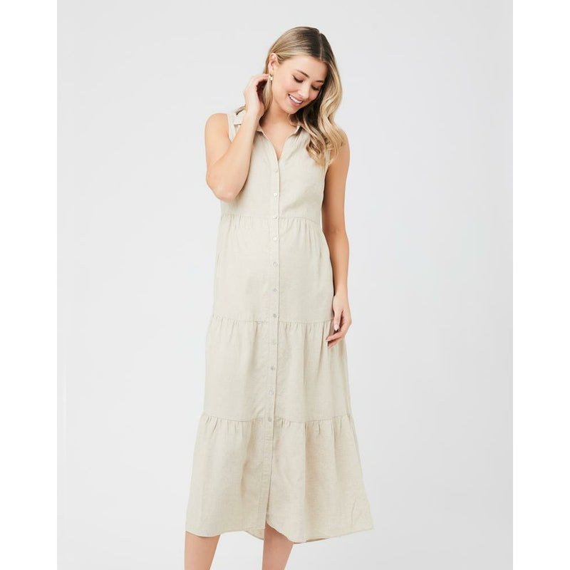 Sale Ripe Dress Tiered Tracy Natural
