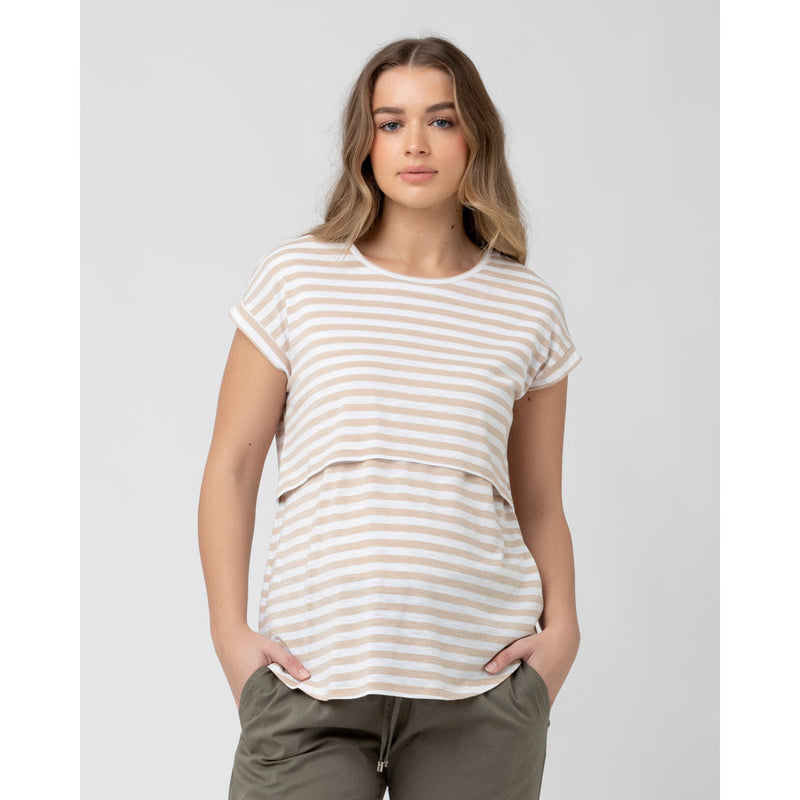 Ripe Tee Lionel Nursing Natural/White